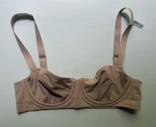 NWT AERIE Balconette Bra Women's 34 B SMOOTHEZ Seamless Unlined Beige Sands
