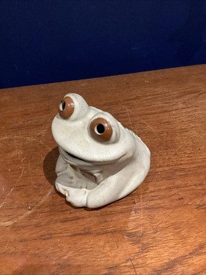 70er Jahre Regal Keramik von Halifax Studiokeramik Frosch / Kröte Spardose