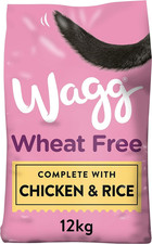 Wagg Wheat Free Complete Dry Adult Dog Food Chicken & Rice 12Kg - for Sensitive 1.63 per kilo