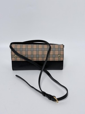 Burberry Vintage Check Henley Wallet On Chain Crossbody Clutch Bag JC205BR
