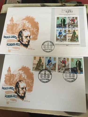GB STAMPS RARE FIRST DAY COVER  1979 ROWLAND HILL BRUCE CASTLE SCHOOL