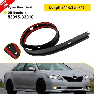 1PCS Front Grille Upper Seal Replacement Black For Toyota CAMRY 07-11 5339533010