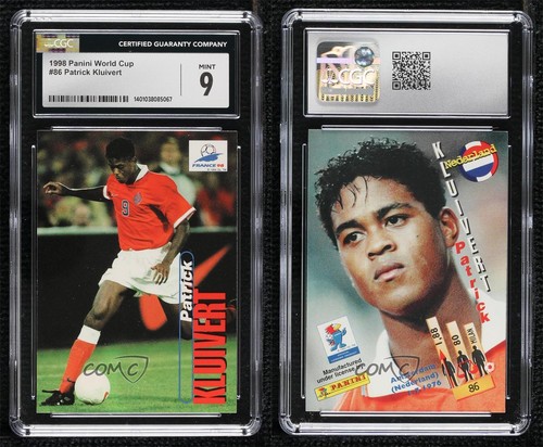 1998 Panini France 98 Patrick Kluivert #86 05c6 - Foto 3 di 3