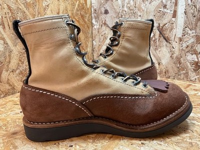 Wesco Custom Jobmaster 2-tone 8-inch suede/leather size 9E W/card