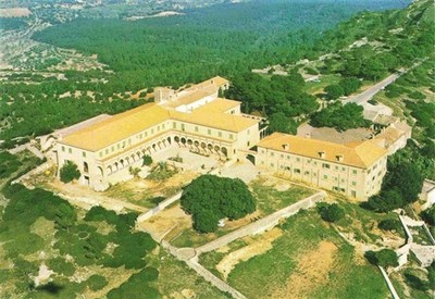 Randa Mallorca ES Santuario de Ntra Sra de Cura Fliegeraufnahme