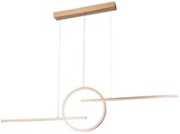 Moderne Pendelleuchten 1X38W/Led, IP20, 3000K, Goldfarben, Neu