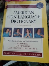 American Sign Language Dictionary by Martin L. Sternberg 1995, Trade Paperback