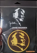 John Madden Patch Thanksgiving Memorial Jersey Patch Memorial Patch 2025