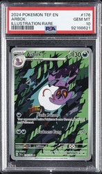 Arbok 176/162 Temporal Forces Illustration Rare Holo