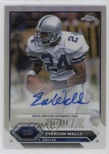 2023 Composite Topps Chrome Refractor 291/299 Everson Walls #TCA-EW Auto 0ad