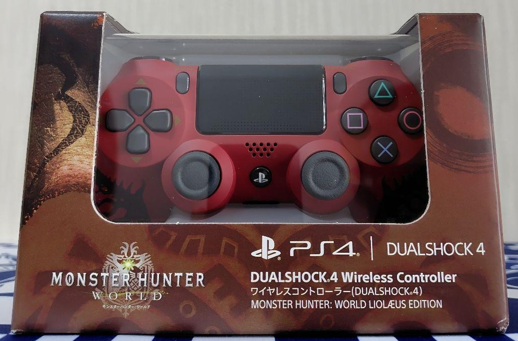 Sony DualShock 4 - CUHJ-15008 - Monster Hunter World Edition