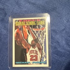 Topps 1993-94 Michael Jordan Scoring Leader #384 Chicago Bulls Basketball