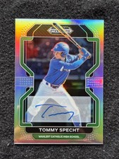 2022 Panini Prizm Draft Picks #PDP169 Tommy Specht Base Autographs Silver