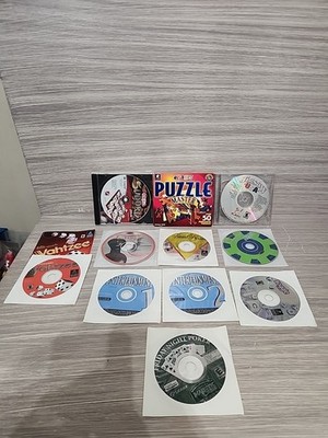 PC Computer Video Game Lot Of 11 Puzzle, Board Game, Card, Etc.