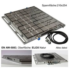Vakuumplatte Vakuumtisch Vakuumpad Spannplatte Rasterplatte cnc Spannmittel ALU
