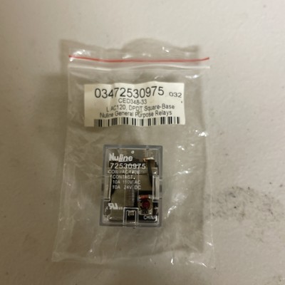 NULINE 72530975 RELAY 24 DC COIL 15A L