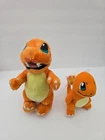 Charmander Plush Pokemon Lot: 2017 Toy Factory 7" & Vintage Charmander Plush