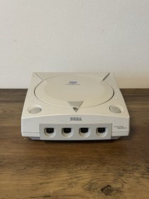 Sega Dreamcast HKT-3030 White Video Game Console (New Battery)