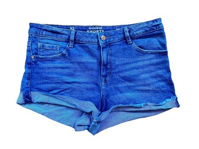 Clockhouse High Rise Jeans Shorts Hot Pants kurze Hose Gr. 42 XL neu/neuwertig