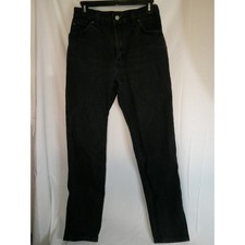 Vintage 90's Levi's Relaxed Fit Tapered Leg Orange Tab Black Jeans Women 15951 M