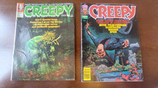 CREEPY COMIC, Nos 35 & 122, 1970/80. Classic Horror Strips etc. (RefY102)