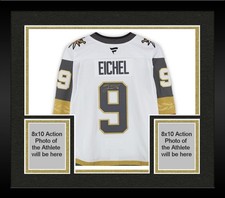 Framed Jack Eichel Vegas Golden Knights Signed White Fanatics Premium Jersey
