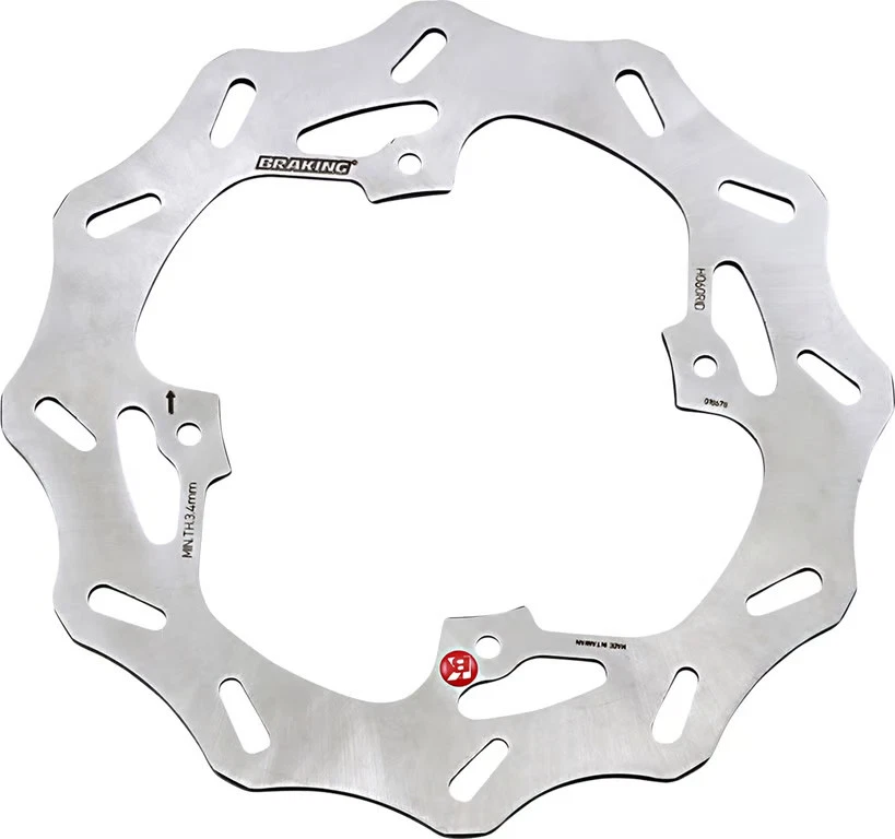 ROTOR DE FRENO TRASERO HON Se adapta a: Honda CRF450R, CRF250R, CRF250X, CRF450X, CR125R, CR250R Foto 3 de 4