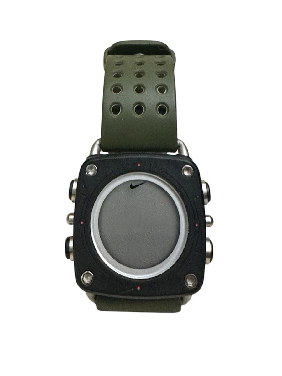 Nike WC0070 Mettle Drill Black Military Green Digital Watch