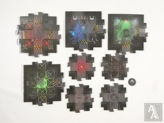 (CD09) 268g Assorted Space Hulk Ship Tiles 40k Warhammer