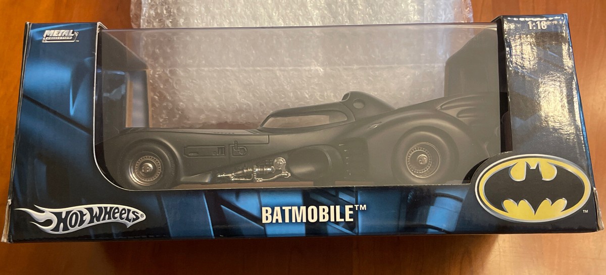 Hot Wheels Batmobile 1989 Movie Version 1:18 Metal