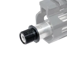 Stainless Steel Muzzle Brake Adapter to Convert 1/2x28 TPI to 5/8x24 TPI