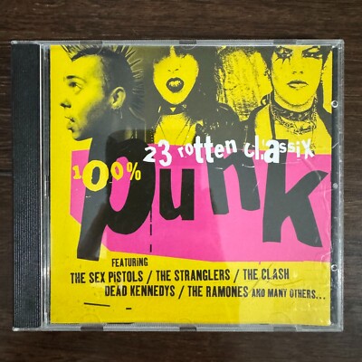 100% PUNK - 23 ROTTEN CLASSIX (CD) 2010!!! RARE!!! SEX PISTOLS +