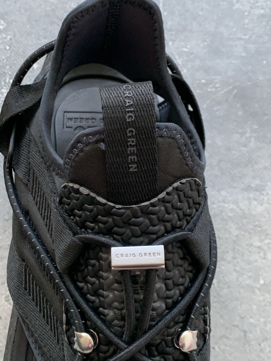モア ADIDAS x CRAIG GREEN E5 RETROPY SANDALS BLACK SIZE US 8.5 UK
