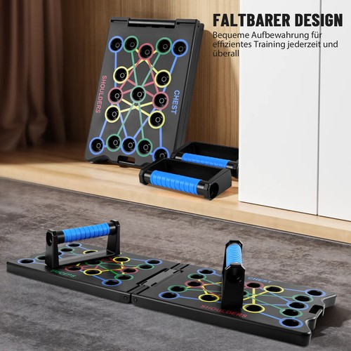 Liegestützgriffe Liegestütze Brett, Push up Board Fitnessgeräte Für Zuhause Fit - Bild 11 von 18