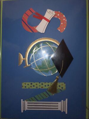 Papyrus 3D  Son  Graduation Card