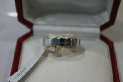 CARTIER Platinum 4mm C De Cartier Wedding Band Ring Sz55-Weight 7 CARTIER Platinum 4mm C De Cartier Wedding Band Ring Sz55-Weight 7