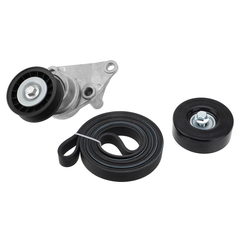 Kit completo de componentes de transmisión por correa serpentina 90K38158C para Hummer H2 2003-2007 Foto 2 de 4