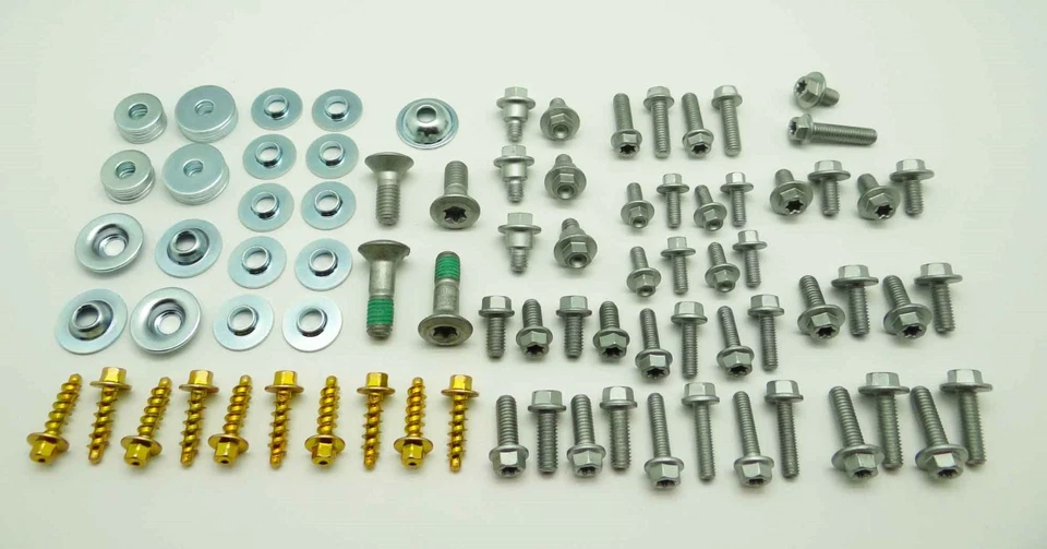 KIT DE PERNOS DE PLÁSTICO PARA GUARDABARROS KTM SX XC MXC EXC 65 85 125 250 300 350 450 520 Foto 3 de 4