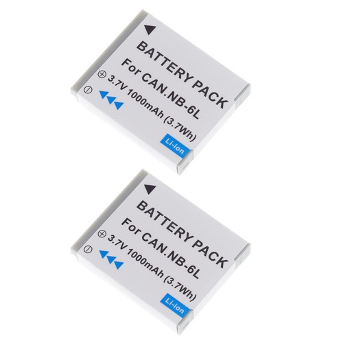 2 Battery +Charger for Canon PowerShot SX170 IS SX500 IS SX240 HS SX260 SX270 HS - Picture 3 of 11