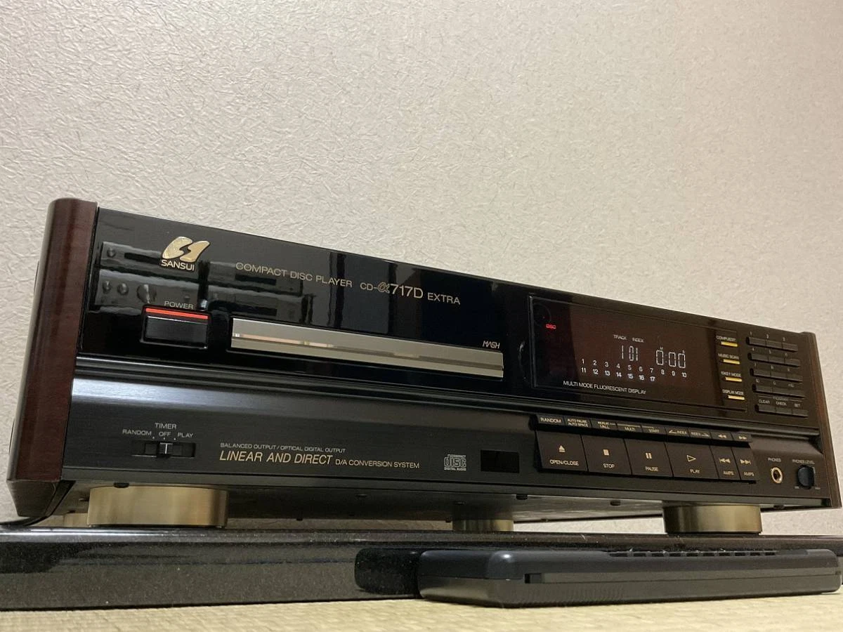 限定数のみ SANSUIの至高 CD-α717D EXTRA メンテナンス済み! | www