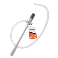 Deway Automatic Fuel Transfer Pump - AA Battery Powered, 39" Long Hose