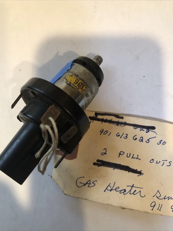 Interruptor para ventilador Porsche 911 1965-1973 901-613-625-30 usado difícil de encontrar Foto 3 de 4