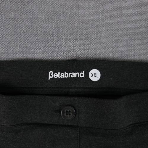 Betabrand Pants Womens XXL Gray Straight Leg Classic Pant Yoga Ponte Pull On - Picture 3 of 10