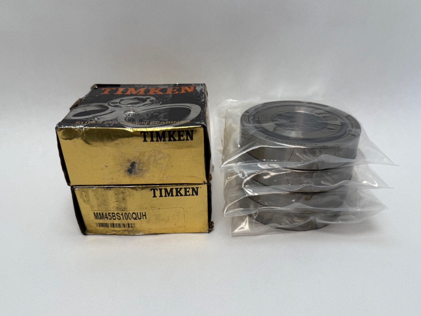 Timken MM45BS100QUH Angular Bearing MM-45-BS-100-QUH 45x100x20 mm 4 Pcs