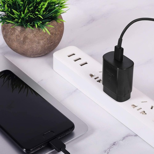 2 PACK 25w Type USB-C Super Fast Wall Charger+5FT Cable For Samsung S20 S21 5G - Zdjęcie 7 z 7