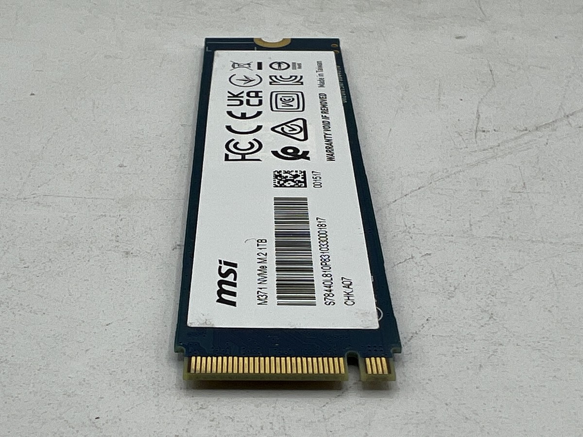MSI Spatium M371 1TB M.2 2280 PCIe 3.0 x4 NVMe internal SSD