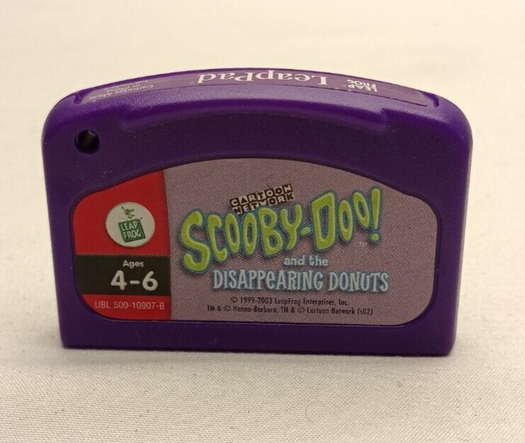 Leap frog Leap Pad scooby doo and the disappearing donuts CART