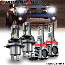 For Toyota Tacoma 2012-2015 Combo Led Headlight Hilo Beam Fog Light Bulbs 6500k