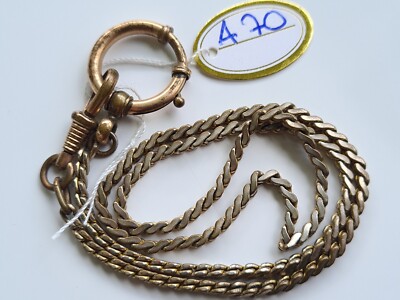 Antike Taschenuhrkette um 1900 Uhrenkette Taschenuhr Kette 2-17