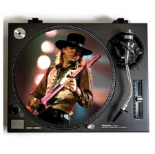 STEVIE RAY VAUGHN Turntable Slipmat for Vinyl Records 12" DJ Slip Mat rock vinyl